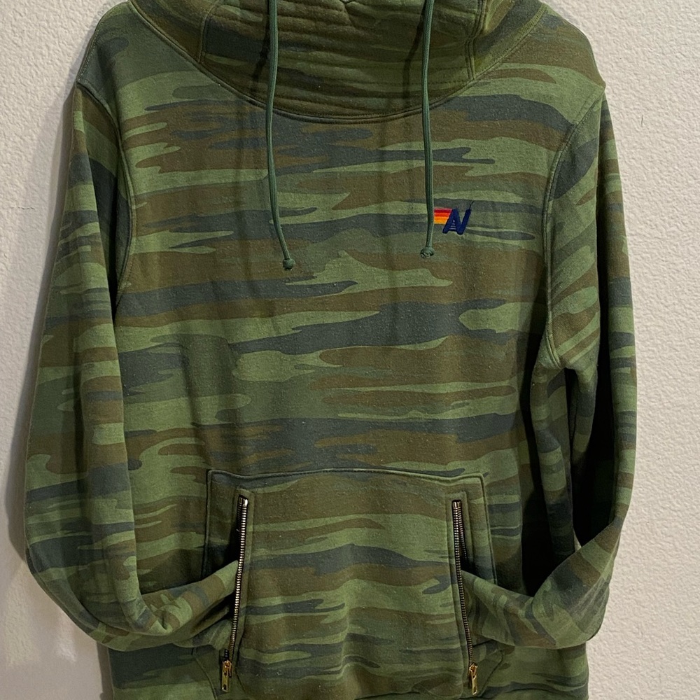 Aviator Nation ninja pullover camo hoodie